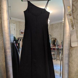 Urban Girl Bias Black Gown
